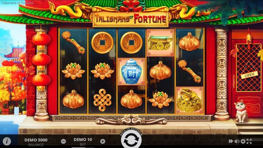 Talismans of Fortune, Slots online, Jogo de slots Cassino online