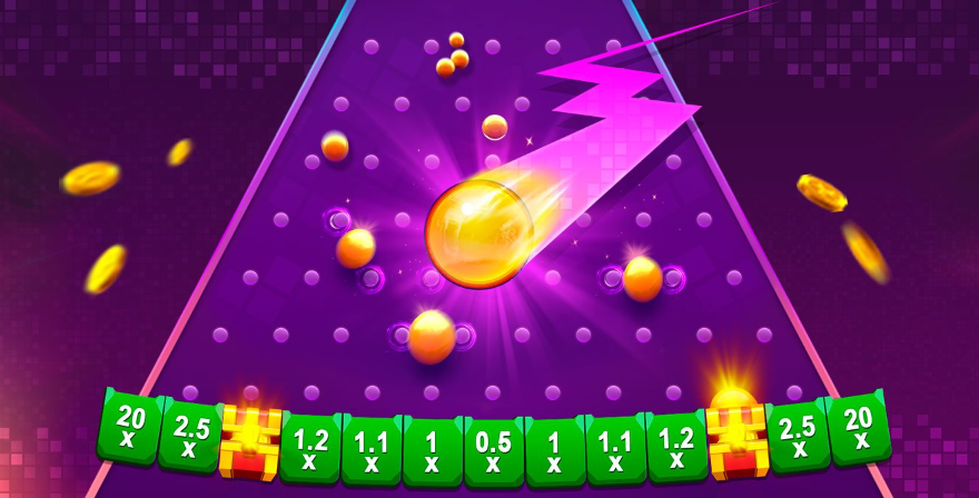 impacto dos pinos Plinko, mecânica slot Plinko, funcionamento pinos Plinko.